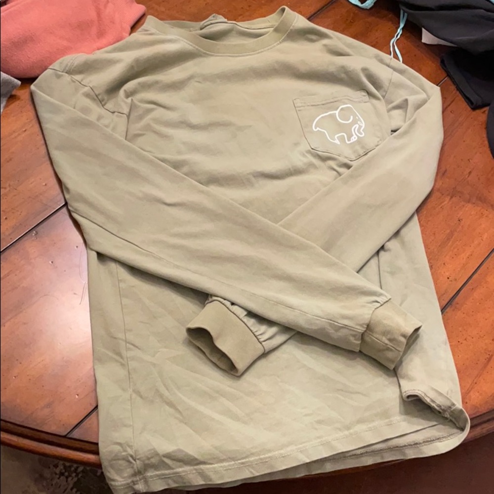 Olive Green IVORY ELLA longsleeve tee